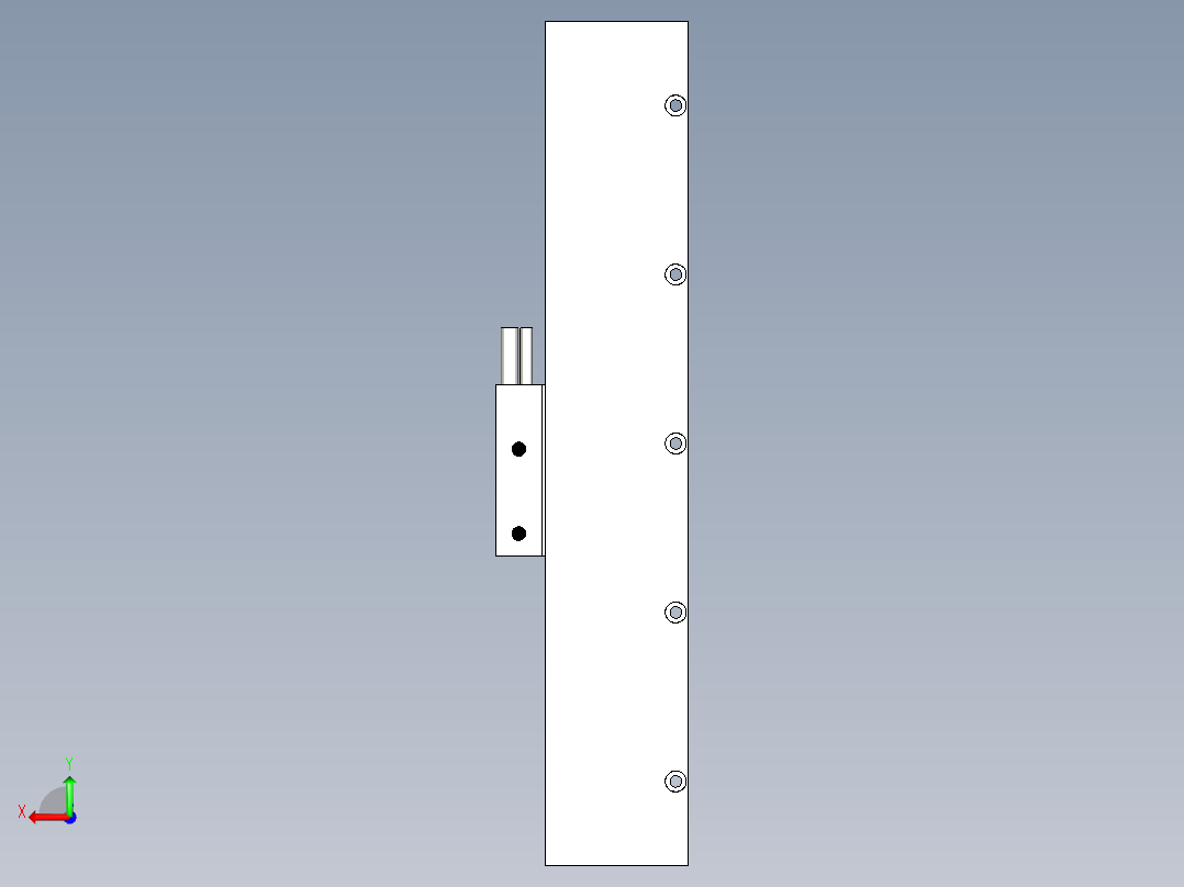 雅科贝思IUM3-M1无铁芯电机模型后视图