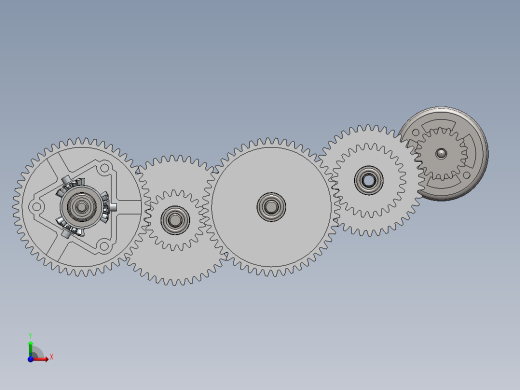 田宫Tamiya Wild Dagger齿轮图纸