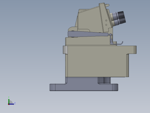 拷克车3d模型图纸缝纫机平车图纸自动缝纫机图纸左视缩略图