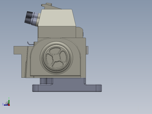 拷克车3d模型图纸缝纫机平车图纸自动缝纫机图纸右视缩略图