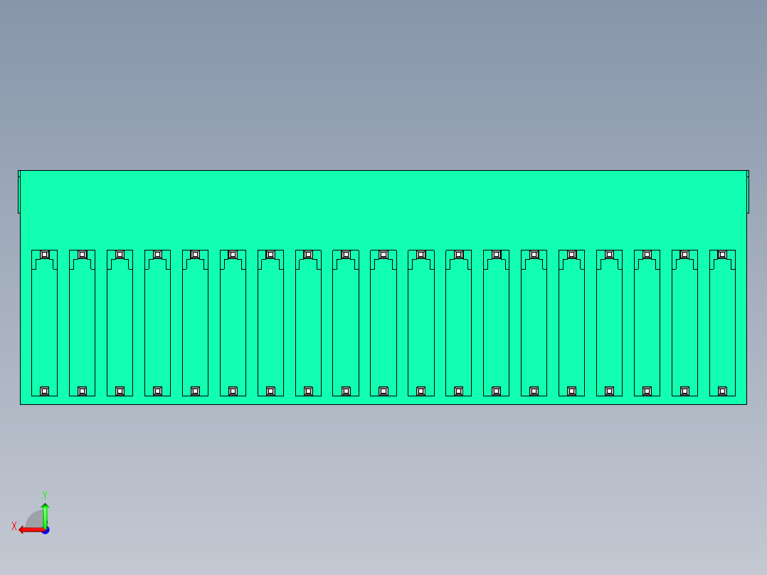 DEGSON 15EDG 系列 3.5mm 插拔式接线端子 FullPack-15EDGRH-3.5-38P-14-00AH后视图