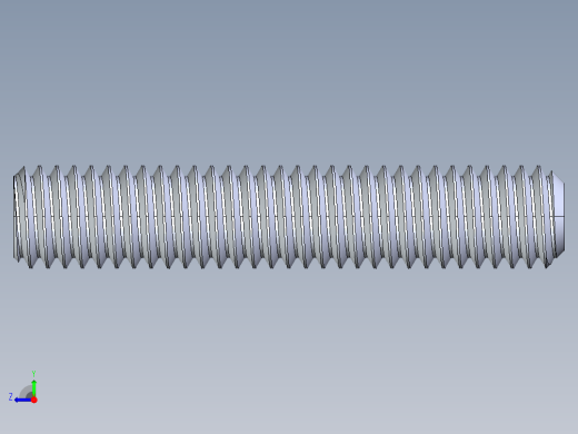 UNC 平头紧定螺钉-UNC SET SCREW 0.375 x2.000.STEP右视缩略图