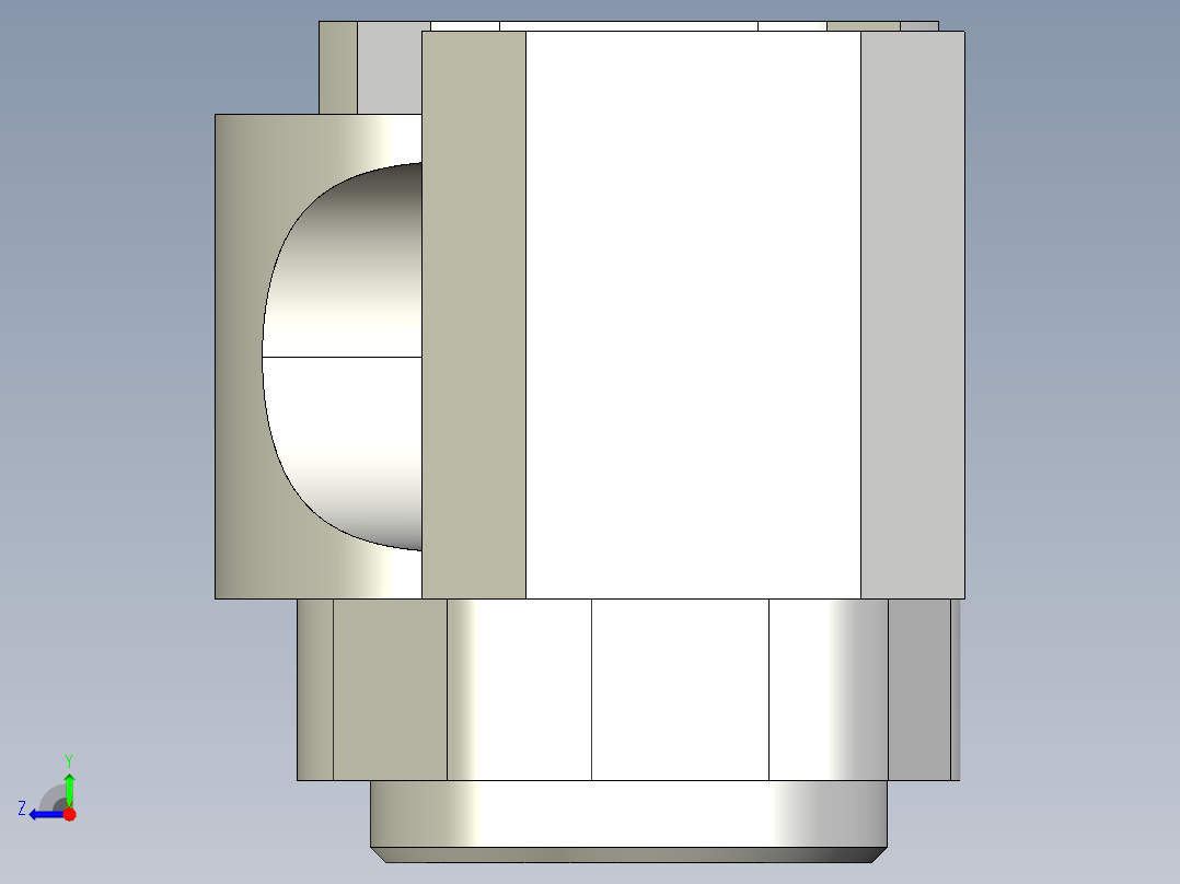 基恩士OP-76875_2_kc图纸模型右视图