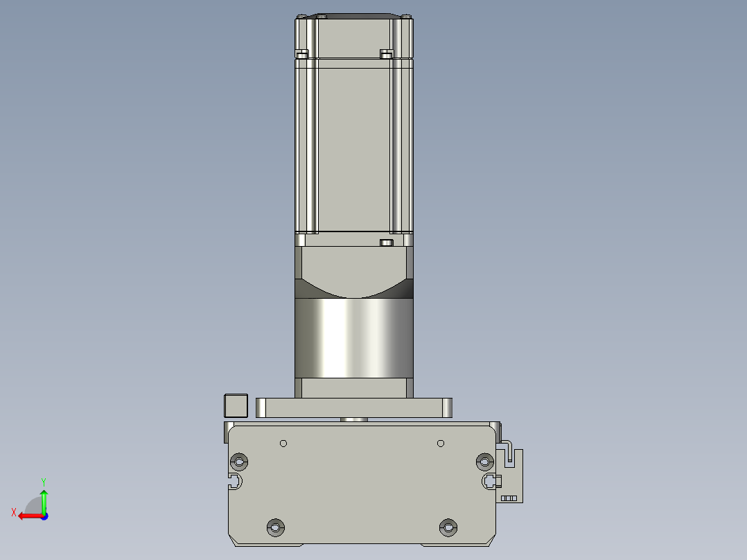 东锦齿条传动DH136G-S1200-BU-减速机+P400W后视图