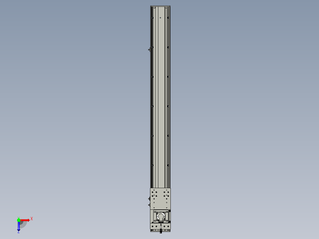 东锦齿条传动DH136G-S1200-BU-减速机+P400W俯视图