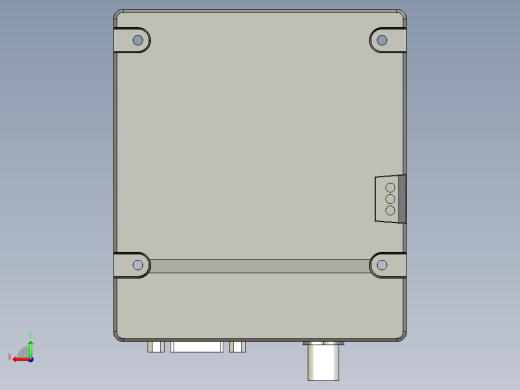 基恩士VT3-VD1_kc图纸模型后视缩略图