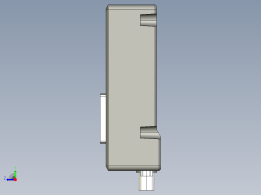 基恩士VT3-VD1_kc图纸模型右视缩略图