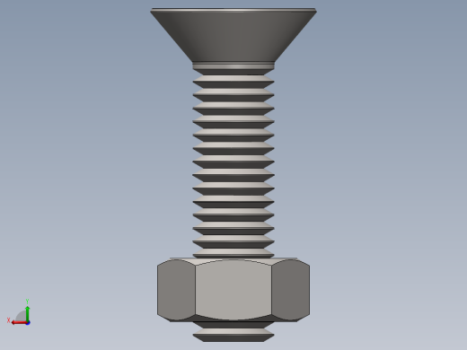紧固件-M5 Stainless Flathead后视缩略图