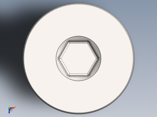 紧固件-M5 Stainless Flathead俯视缩略图