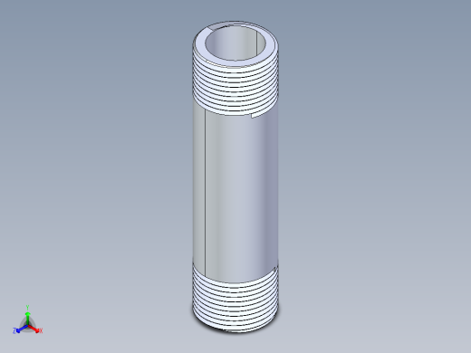 CPVC管件33-Sch80_Nipple_MPTxMPT_9861-107_0.75in x 4in