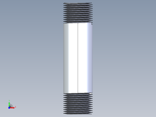 CPVC管件33-Sch80_Nipple_MPTxMPT_9861-107_0.75in x 4in前视缩略图