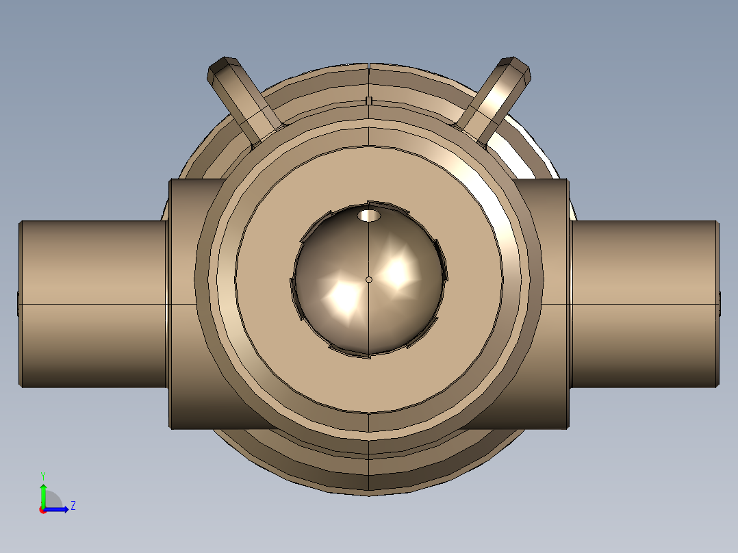 可移动大炮左视图