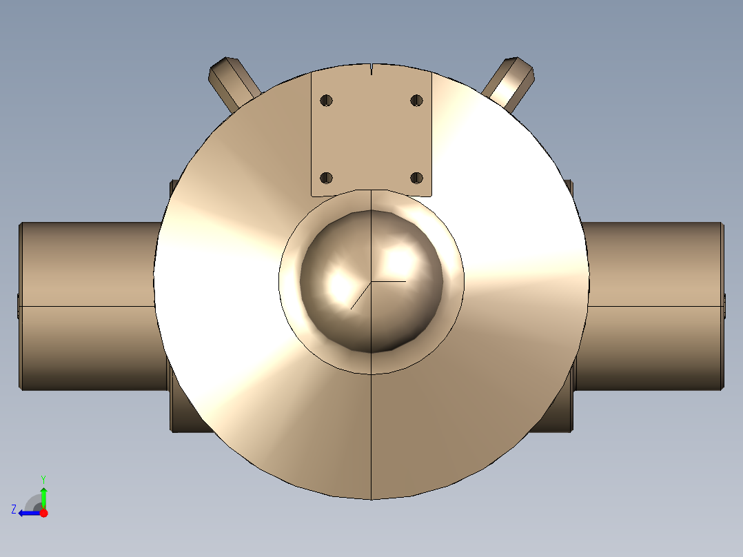 可移动大炮右视图