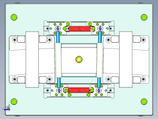 出口插头外壳侧面贴膜治具右视缩略图