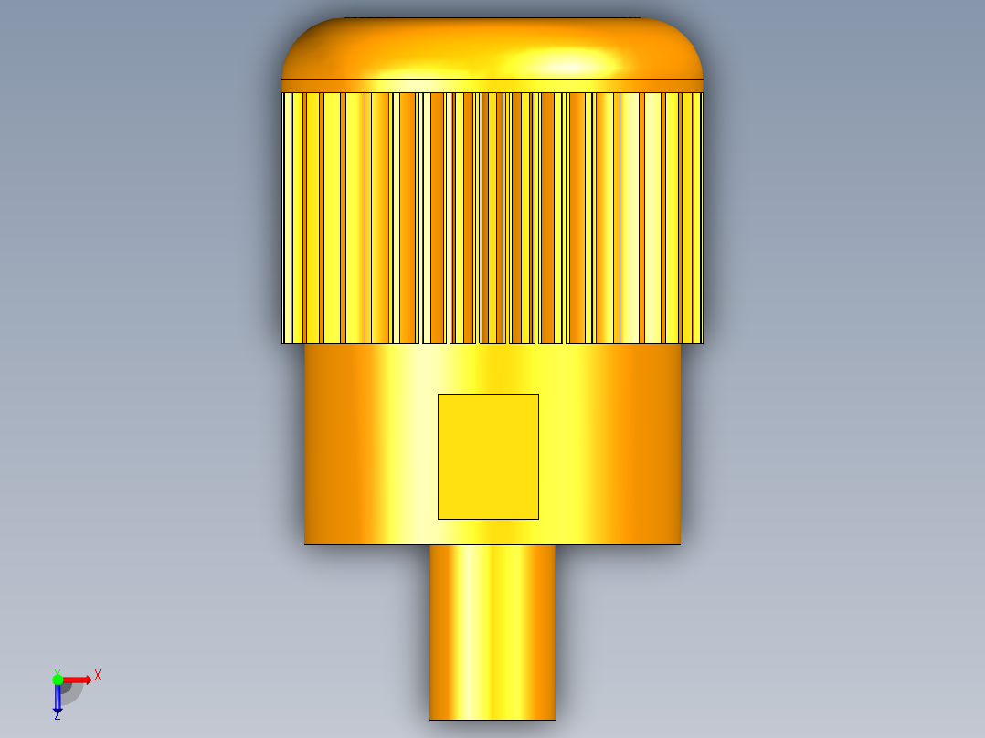 杯子打磨装置 (2)俯视图