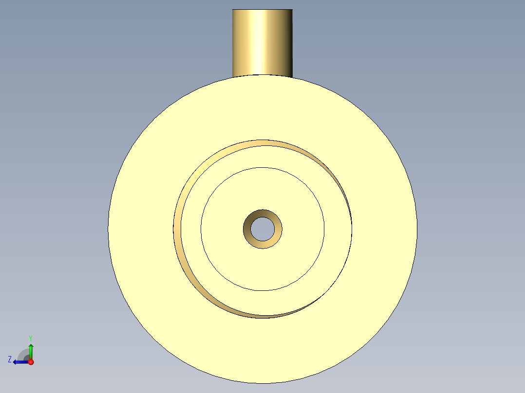 黄铜喷嘴右视图