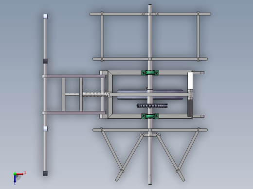 滴灌带回收机俯视缩略图
