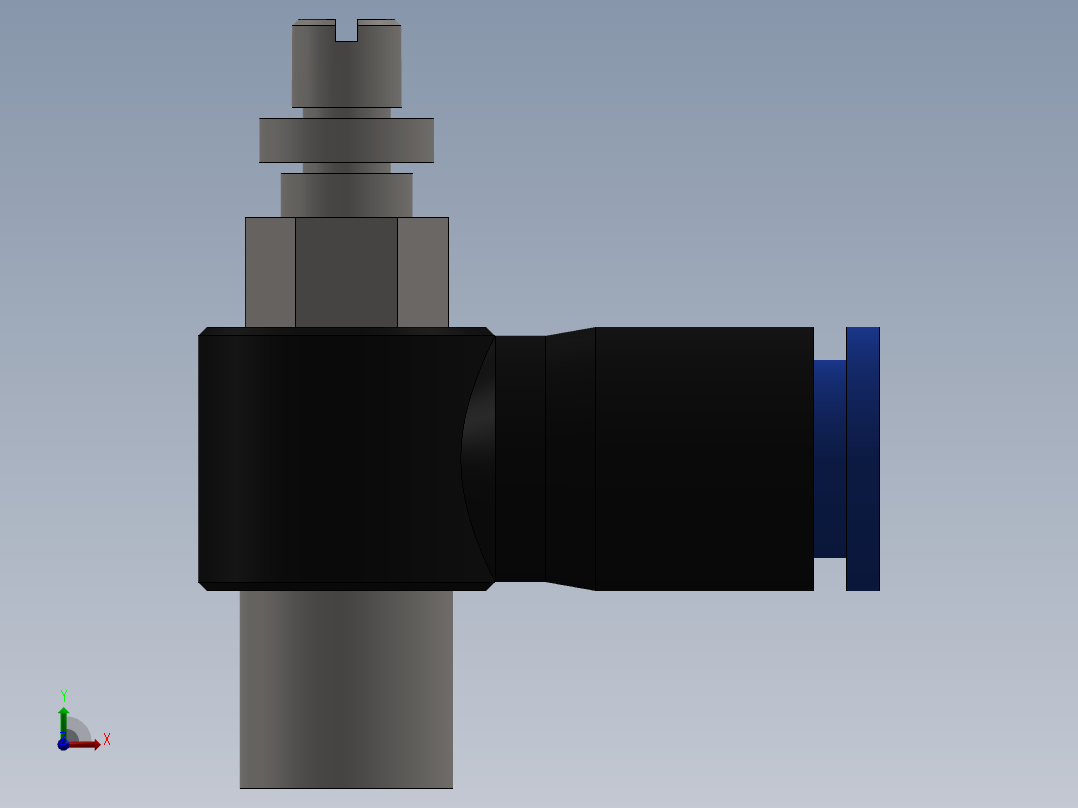 Ø6 x 1-8 - CONTROLE DE FLUXO 90° BANJO (C0K510618)前视图