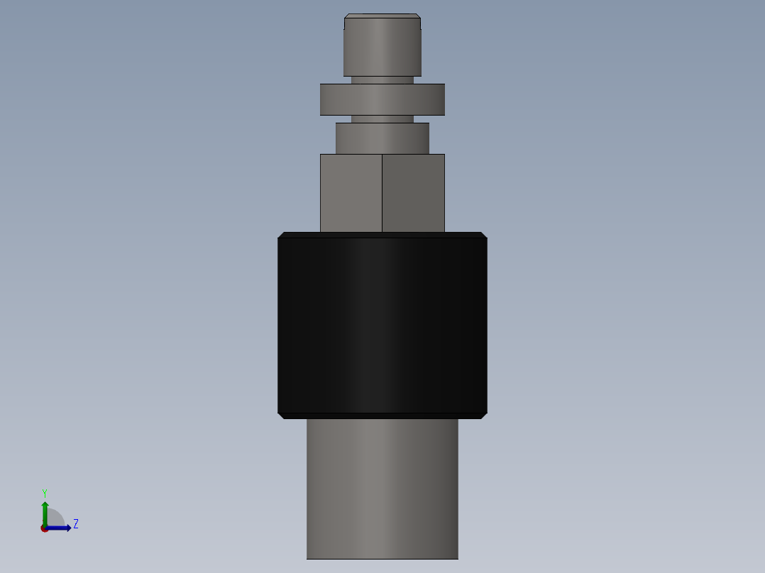 Ø6 x 1-8 - CONTROLE DE FLUXO 90° BANJO (C0K510618)左视图