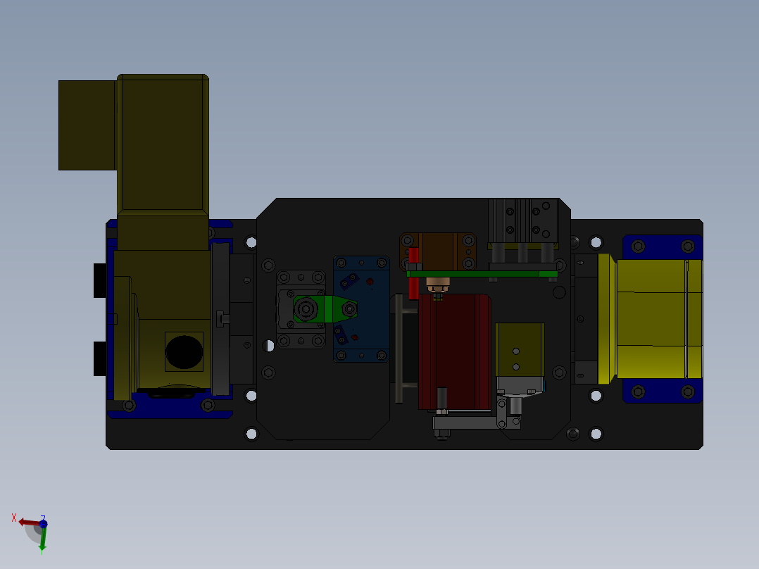 jig milling机床旋转轴旋转台俯视图