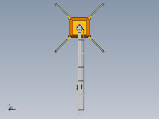可移动吊车三维图1358910前视缩略图