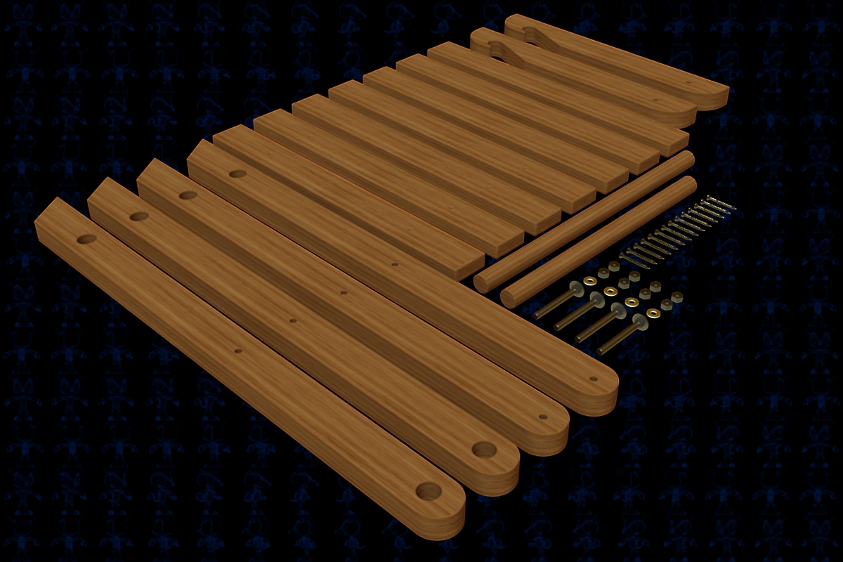 折叠桌子CAD-SolidWorks-step格式