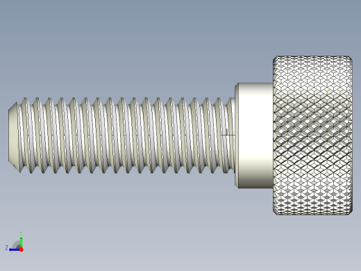 滚花指旋螺钉-M5 x 17.5mm右视缩略图