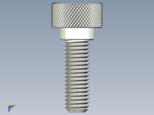 滚花指旋螺钉-M5 x 17.5mm俯视缩略图