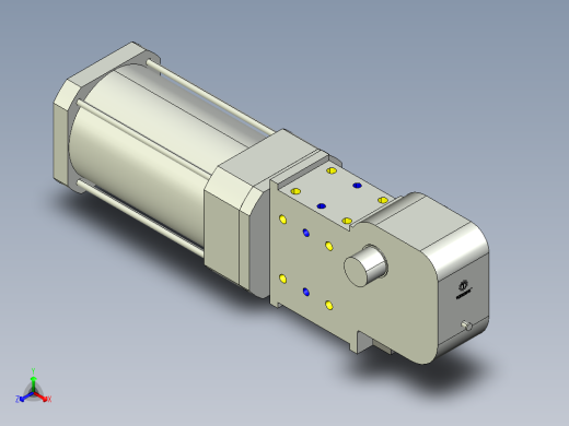 德克斯TUNKERS气缸数模KS_160_2_A00_T08_105GRAD正等轴测缩略图