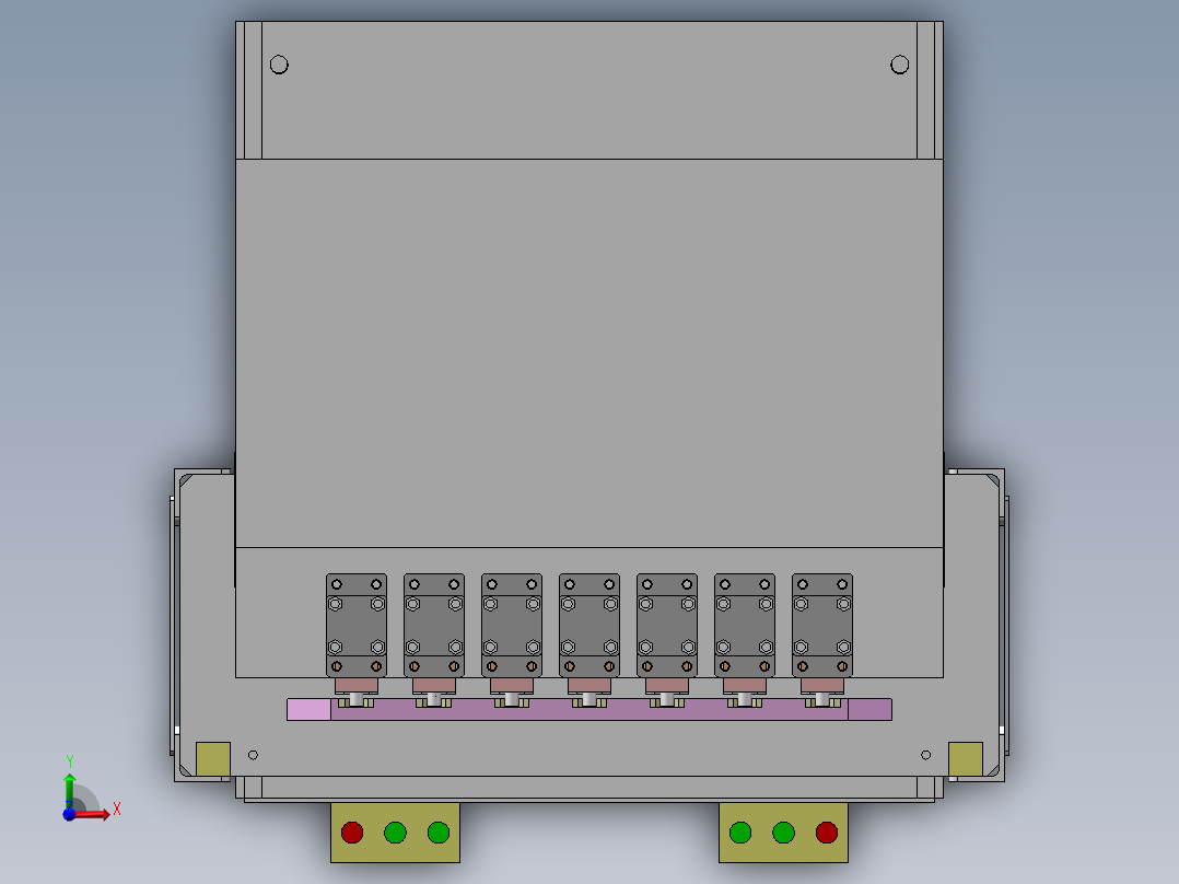 弯曲机设备sw18可编辑前视图