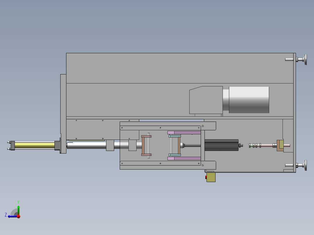 弯曲机设备sw18可编辑右视图