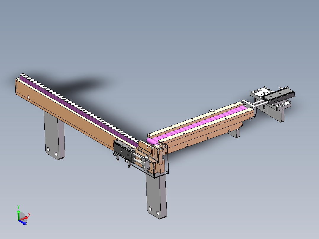 1.325米链条输送机构