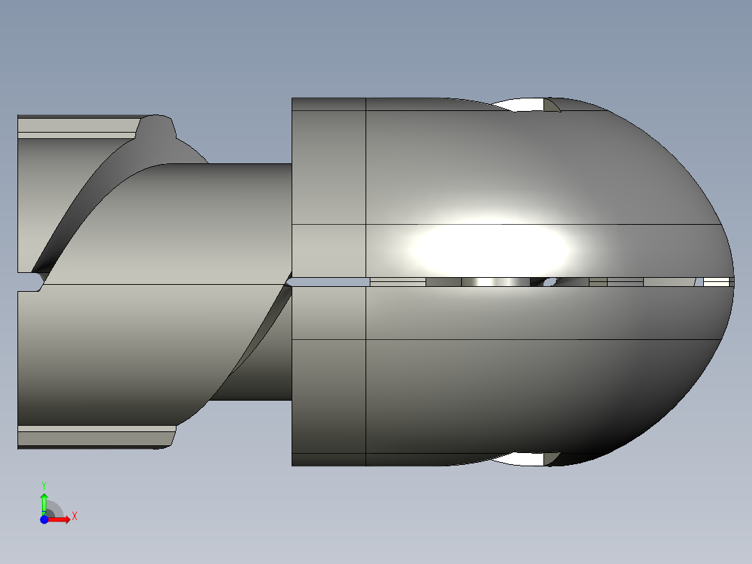43系列90度内接头.STEP前视图