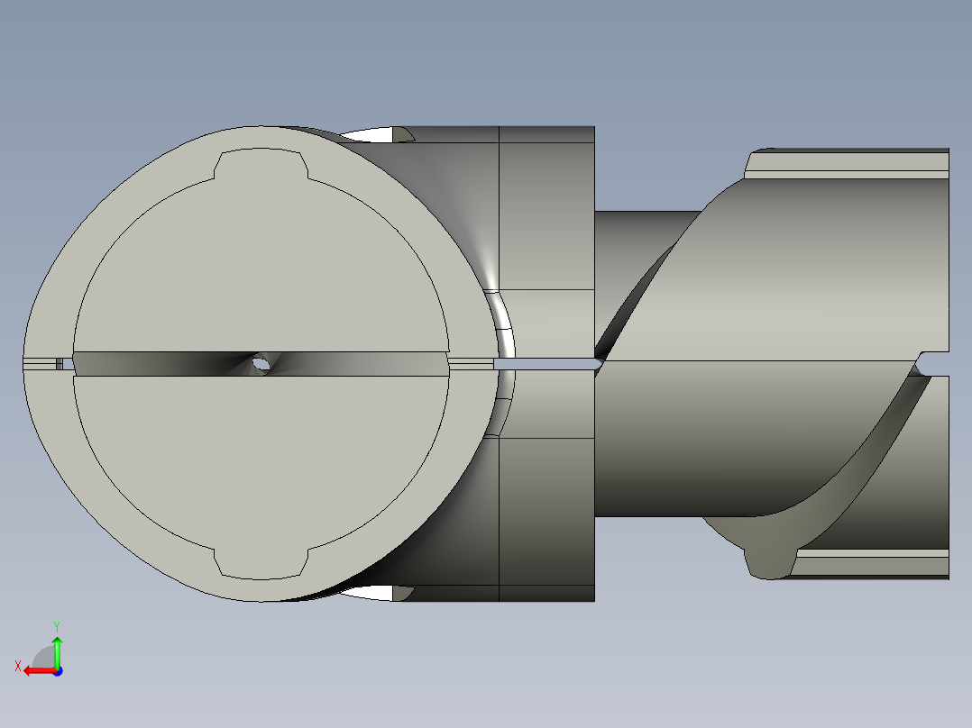 43系列90度内接头.STEP后视图