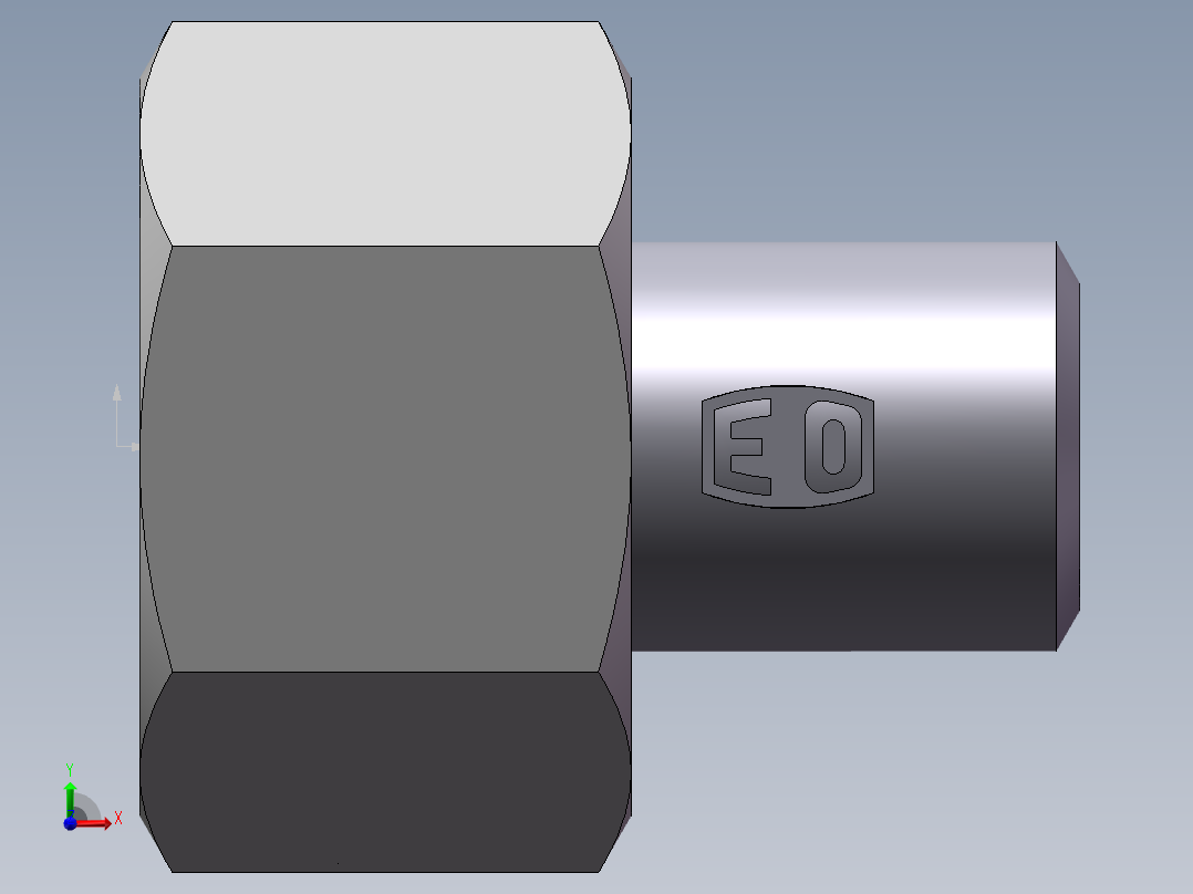 90度焊接接头、SKA20X4-前视图