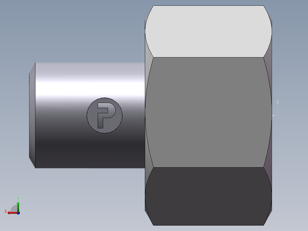 90度焊接接头、SKA20X4-后视图