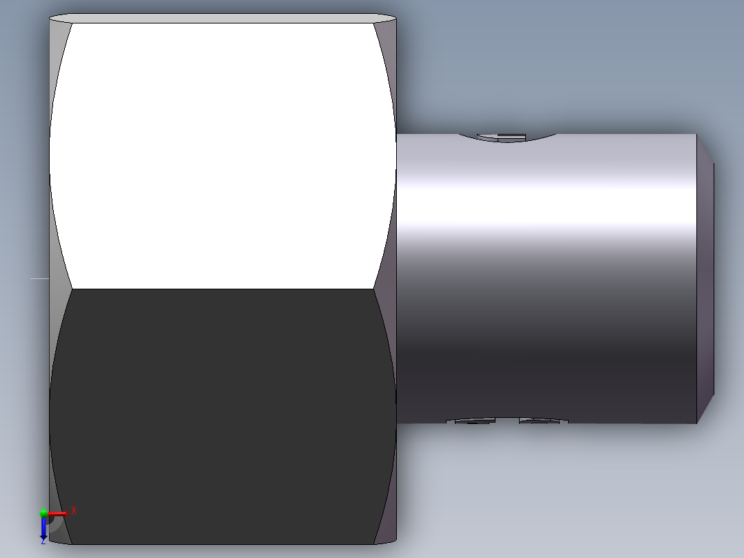 90度焊接接头、SKA20X4-俯视图