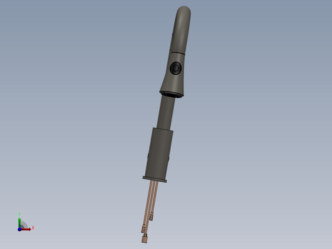 水龙头 花洒(35)前视图