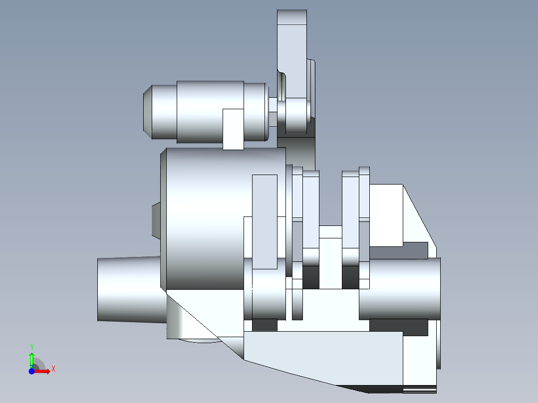 B3004392-盘式制动卡钳前视图