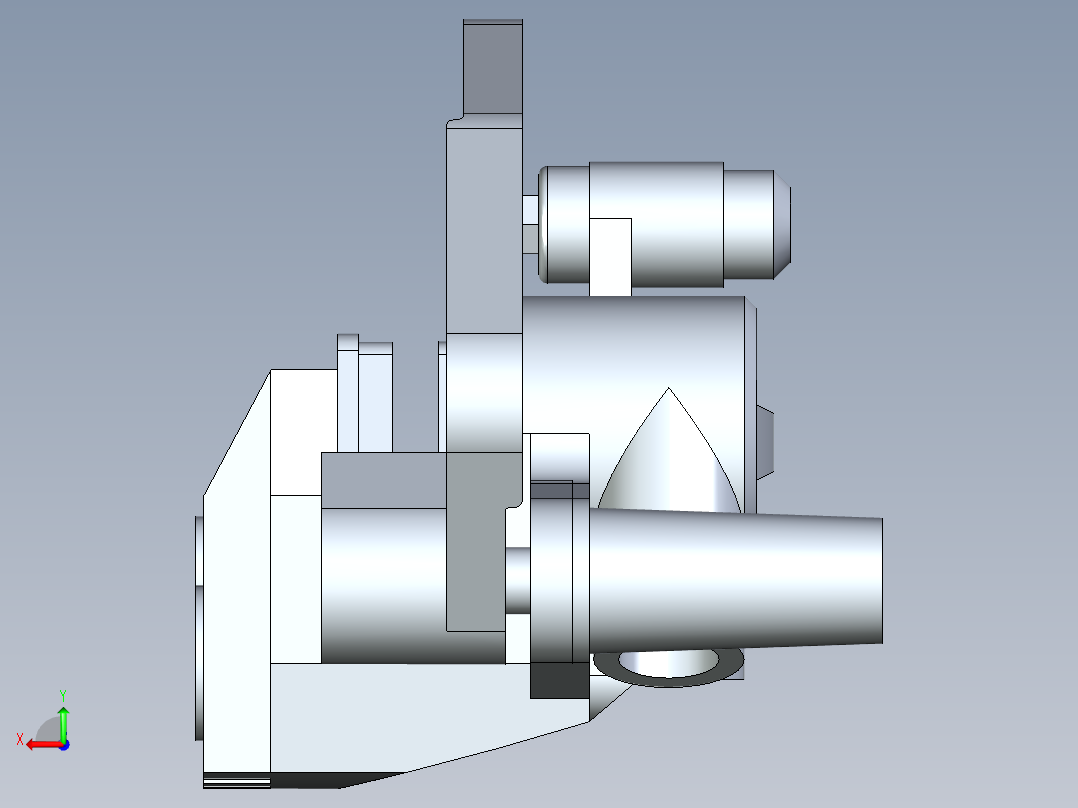 B3004392-盘式制动卡钳后视图