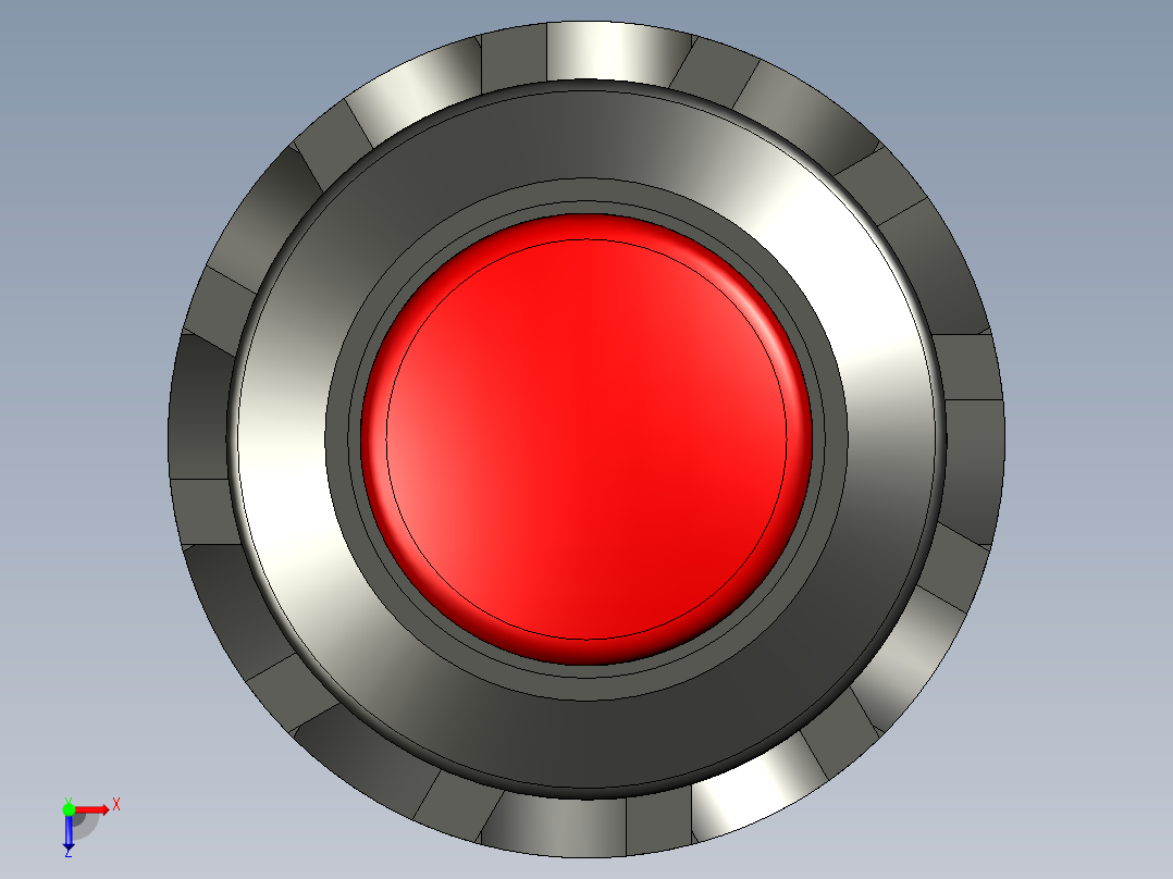 瞬时按钮开关俯视图