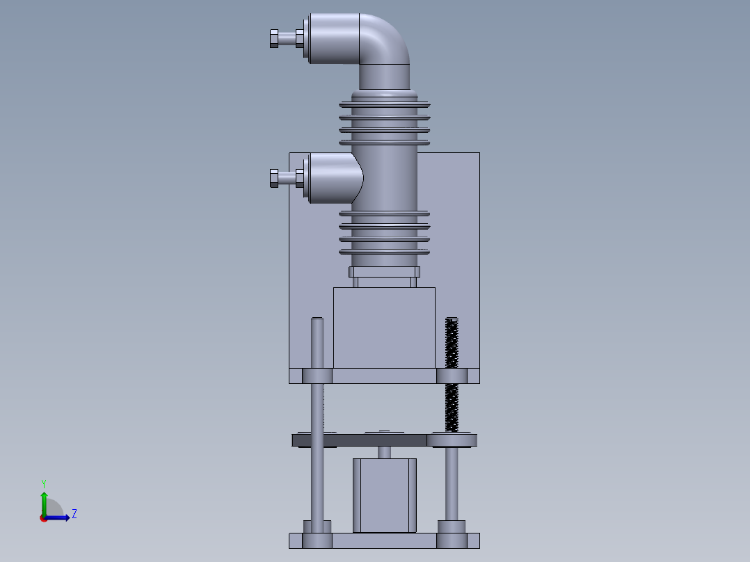 真空断路器左视图