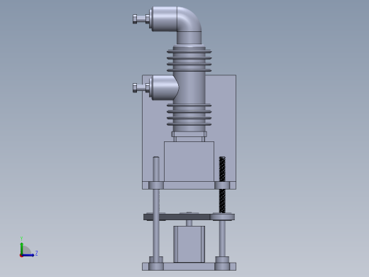 真空断路器左视缩略图