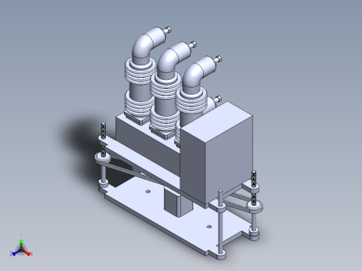 真空断路器正等轴测缩略图