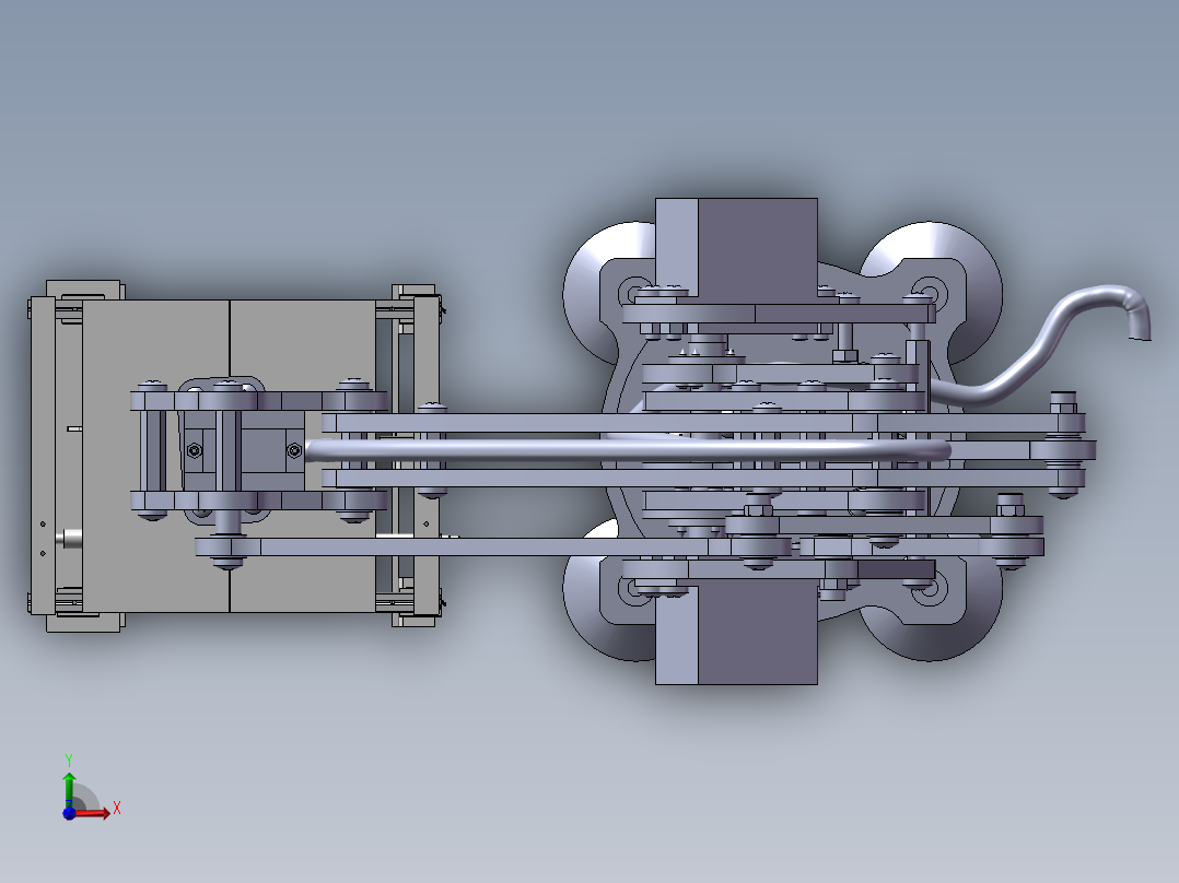 四自由度重载精密关节式码砖机器人设计（码垛机械手）（含三维SW）前视图