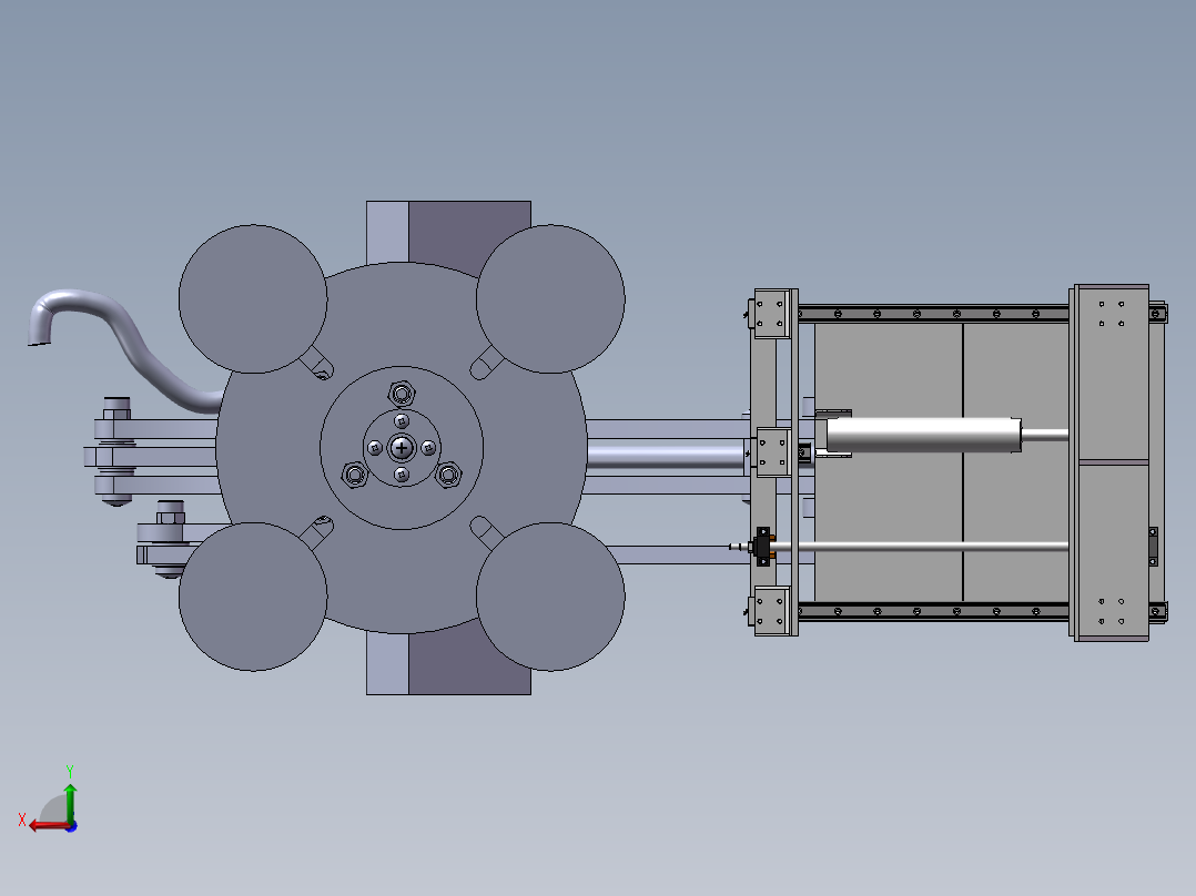 四自由度重载精密关节式码砖机器人设计（码垛机械手）（含三维SW）后视图