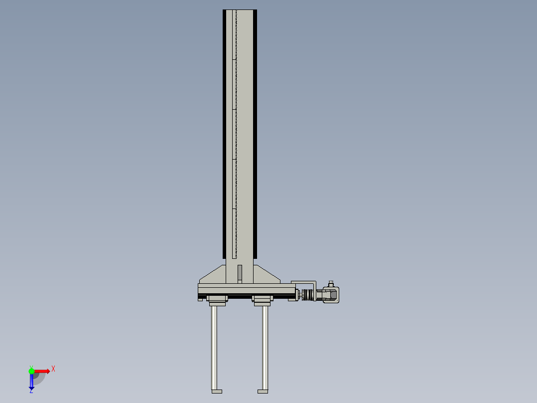 夹紧装置2俯视图