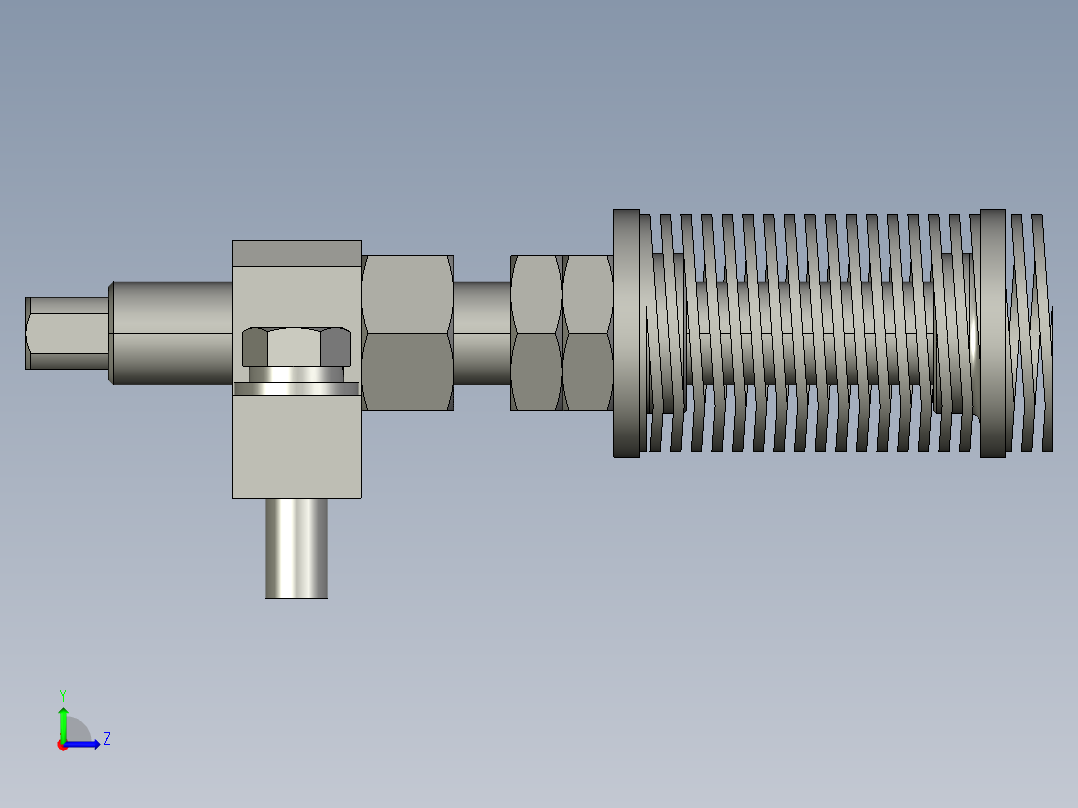 sakcB170103-2-1-U30张紧机构组件左视图