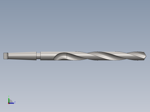 7.5毫米莫氏攻丝钻头左视缩略图