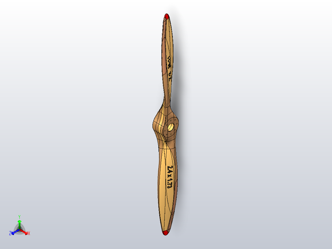 螺旋桨 (1)主视图